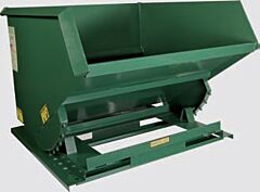 Jesco 211305 Super Heavy Duty Formed Base Self Dumping Hopper, .33 Cubic Yard / 4000 Lb. Capacity