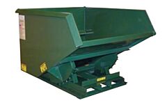 Jesco 211362 Super Extra Heavy Duty Structural Base Self Dumping Hopper, 2.5 Cubic Yard / 6000 Lb. Capacity