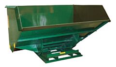 Jesco 211431 Large Volume Super Heavy Duty Structural Base Self Dumping Hopper, 8 Cubic Yard / 10000 Lb. Capacity