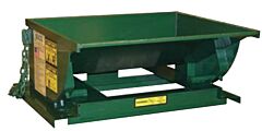Jesco 212311 Low Profile Super Heavy Duty Formed Base Self Dumping Hopper, .5 Cubic Yard / 4000 Lb. Capacity