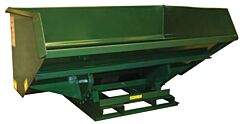 Jesco 212376 Large Volume, Low Profile Super Heavy Duty Structural Base Self Dumping Hopper, 3.5 Cubic Yard / 6000 Lb. Capacity