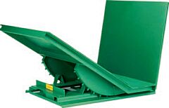 Jesco 211810 Open-Sided Extra Heavy Duty Formed Base Self Dumping Hopper, 6000 Lb. Capacity