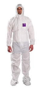 Alphatec Wh15-S-92-106-06 1500 Stitched Model 106 Breathable Coveralls, Hood, Boot, White, 2X-Large