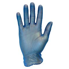 Radnor 64057703 Blue 4.5 Mil Latex-Free Vinyl Lightly Powdered Disposable Gloves (100 Gloves Per Box), Size X-Large