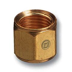 Radnor 64003900 916" - 18 B Rh Brass Oxygen Hose Nut