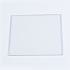 Radnor 64005034 4 1/2" X 5 14" Polycarbonate Safety Plate