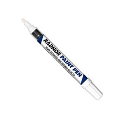 Radnor 64002406 White Fiber Tip Paint Pen