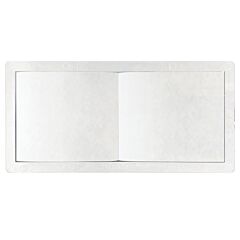 Radnor 64005052 2" X 4 14" 1.25 Diopter Polycarbonate Magnifying Lens