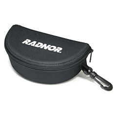 Radnor 64051451 Black Eyewear Case With Zipper Closure And Belt Clip Attachment