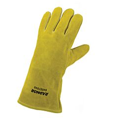 Radnor 64057648 14" Brown Slightly Select Split Cowhide Cottonfoam Lined Left Hand Welders Glove, Size Large