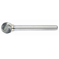 Radnor 64007235 Sd-42Fm 18" X 18" Ball Shape Aluminum Cut Carbide Burr