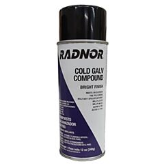 Radnor 64000131 12 Ounce Aerosol Can Bright Aluminum Finish Cold Galvanizing Compound
