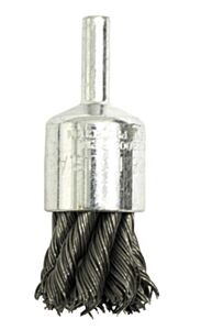 Radnor 64000418 34" X 14" Carbon Steel Knot Wire Mounted End Brush