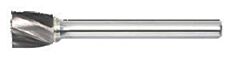 Radnor 64007526 Sn-51Fm 14" X 14" Inverted Cone Shape Aluminum Cut Carbide Burr