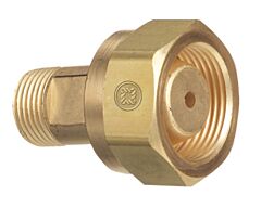 Radnor 64003952 Cga-520 X Cga-200 Brass Acetylene Cylinder Adapter