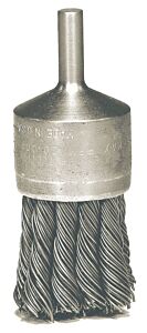Radnor 64000424 1 18" X 14" Stainless Steel Mounted Knot Wire End Brush