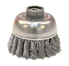 Radnor 64000346 2 34" X 5/8" - 11" Carbon Steel Knot Wire Cup Brush