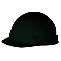 Radnor 64052027 Green Smoothdome Polyethylene Cap Style Hard Hat With Ratchet Suspension