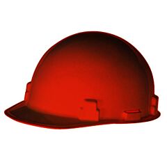 Radnor 64052028 Orange Smoothdome Polyethylene Cap Style Hard Hat With Ratchet Suspension