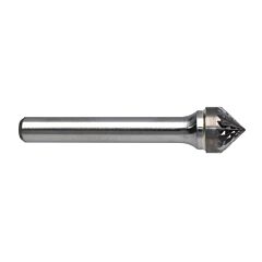 Radnor 64007422 Sk-4Dc 716" X 14" 90 Degree Cone Shape Double Cut Carbide Burr