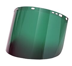 Radnor 64051725 8" X 15 1/2" X .060" Green Shade 5 Polycarbonate Faceshield