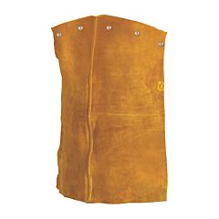 Radnor 64055085 20" Bourbon Brown One-Piece Premium Side Split Cowhide Bib