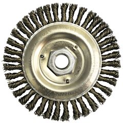 Radnor 64000330 5" X 5/8" - 11" Carbon Steel Knot Wire Wheel Brush