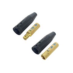Radnor 64002162 Model 4-Mbp 400 Amp Cable Connector Set For 30 - 40 Cable (Includes One Male And One Female Per Card)