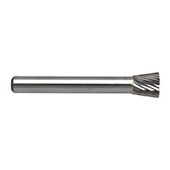 Radnor 64007509 Sn-2Sc 38" X 3/8" Inverted Cone Shape Single Cut Carbide Burr