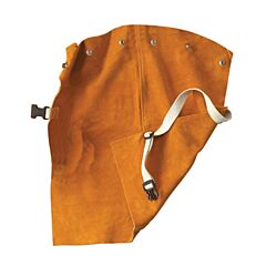 Radnor 64055091 24" Bourbon Brown One-Piece Premium Side Split Cowhide Bib