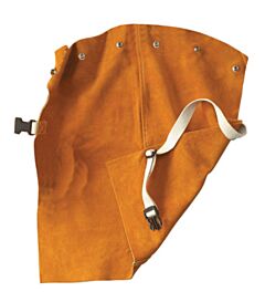 Radnor 64055092 24" Bourbon Brown One-Piece Premium Side Split Cowhide Bib