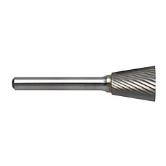 Radnor 64007533 Sn-6Sc 58" X 34" Inverted Cone Shape Single Cut Carbide Burr