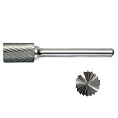 Radnor 64007120 Sb-16Sc 34" X 34" Cylindrical (End Cut) Shape Single Cut Carbide Burr