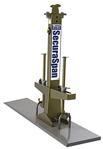 3M Dbi-Sala 7400045 Stanchion With Loop Rebar Base And Intermediate Bracket, Fits 1/2" To 4-1/2" Diameter (#4 To #12 Rebar) And 3-1/2" To 8" Tall (8.9-20.3Cm) With 3" (7.6Cm) Or Greater Spacing