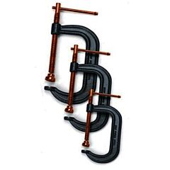Radnor 64000617 Model 406P 6" Heavy Duty Drop Forged C Clamp With Plated Screw And Swivel Pad