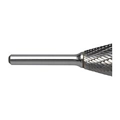 Radnor 64007534 Sn-7Dc 34" X 5/8" Inverted Cone Shape Double Cut Carbide Burr