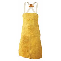 Radnor 64055143 24" X 48" Bourbon Brown One-Piece Premium Side Split Cowhide Apron