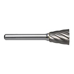 Radnor 64007532 Sn-6Fm 58" X 34" Inverted Cone Shape Aluminum Cut Carbide Burr