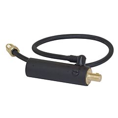 Radnor 64005713 Model Da-26R .508" Dinse Machine Plug With 18" Auxiliary Gas Hose With 58"-18Rh Nut And 78"-14Rh Power Cable Conection