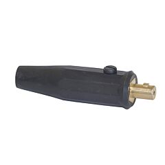 Radnor 64005717 Model Di-26F .508" Dinse Machine Plug With In-Line Gas Hole And 58"-18Rh Power Cable Connection