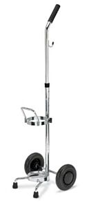 Radnor 64003571 Medical De Cylinder Cart Light Weight With Durable, 6" Non-Marring, Semi-Pneumatic Wheels And Chrome Finish
