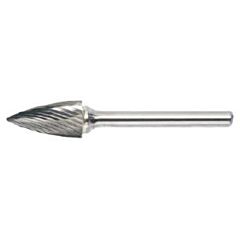Radnor 64007314 Sg-15Sc 34" X 1 12" Pointed Tree Shape Single Cut Carbide Burr