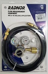 Radnor 64003039 Model Cf153-320H Victor Style Carbon Dioxide Single Stage Flowgauge Regulator Kit With 10' Hose, Cga-320