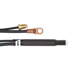 Radnor 64005985 9P-12-2 125 Amp Air Cooled Tig Macine Pencil Torch With 180 Degree Head And 12.5' Cable