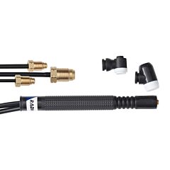Radnor 64006121 225M-25 225 Amp Water Cooled Tig Torch With 180 Degree - 90 Degree Head And 25' Cable