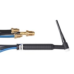 Radnor 64005773 18F-25-R 350 Amp Water Cooled Tig Torch With 60 Degree Flexible Head And 25' Cable