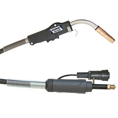 Radnor 64002485 400 A .052" - 116" Air Cooled Mig Gun With 15' Cable And Lincoln 5 Pin Style Connector