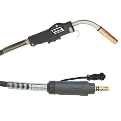 Radnor 64002473 400 A .052" - 116" Air Cooled Mig Gun With 15' Cable And Tweco 4 Pin Style Connector