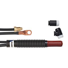 Radnor 64006107 200M-25-2 200 Amp Air Cooled Tig Torch With 180 Degree - 90 Degree Head And 25' Cable