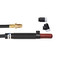 Radnor 64006112 200Vm-12-R 200 Amp Air Cooled Tig Torch With 180 Degree - 90 Degree Head And 12.5' Cable